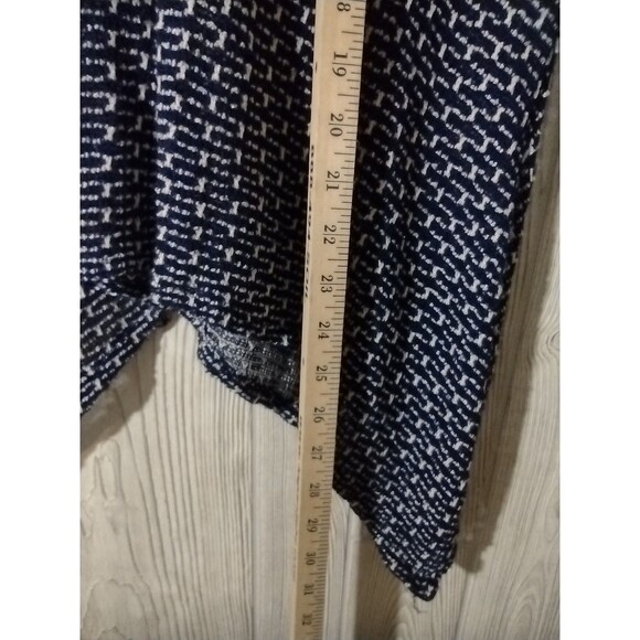 Cal Style Sweater Womens Size Large Blue Light Weight Knit 3/4 Sleeve - Picture 6 of 9